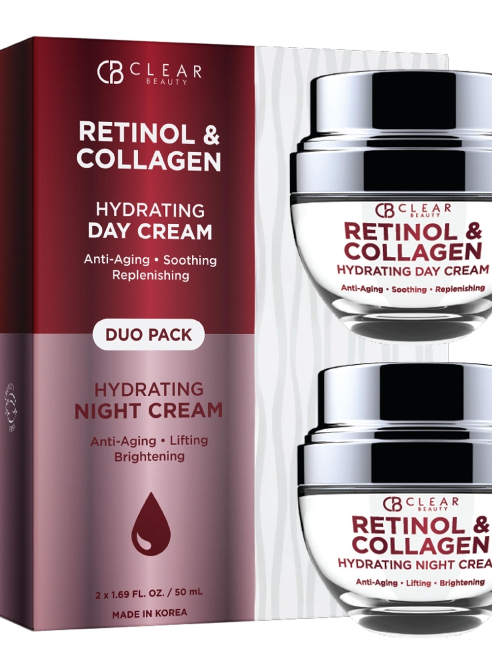 Retinol & Collagen Hydrating Day Cream — Red Duo Pack